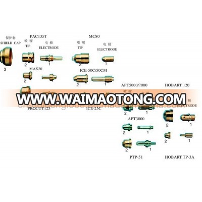 American Type Air Plasma Parts for Welding Machine