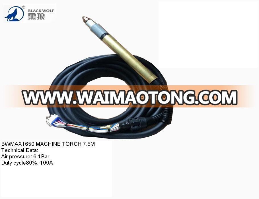 CHANGZHOU BLACK WOLF PLASMA CUTTING TORCH PMX1650 5M CNC MACHINE TORCH CCC CE ECM CERTIFICATION