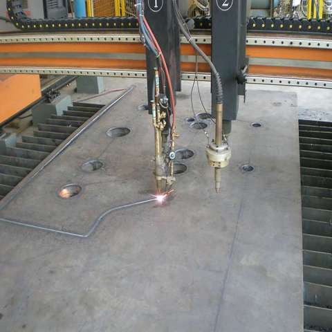 Laser Cutting Steel Plate Use for Machine Parts