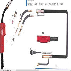 Panasonic P350 Welding MIG Torch